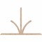 Ekena Millwork Richland Smooth Timber Gable Bracket, Douglas Fir, 96"W x 64"H x 3 1/2"D x 3 1/2"F, 16/12 Pitch GBW096X64X0404RIC00SDF - alternate 1